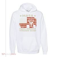 MASA Make America Straight Again Comfort Colors Garment-Dyed Hooded Sweatshirt thumb 0