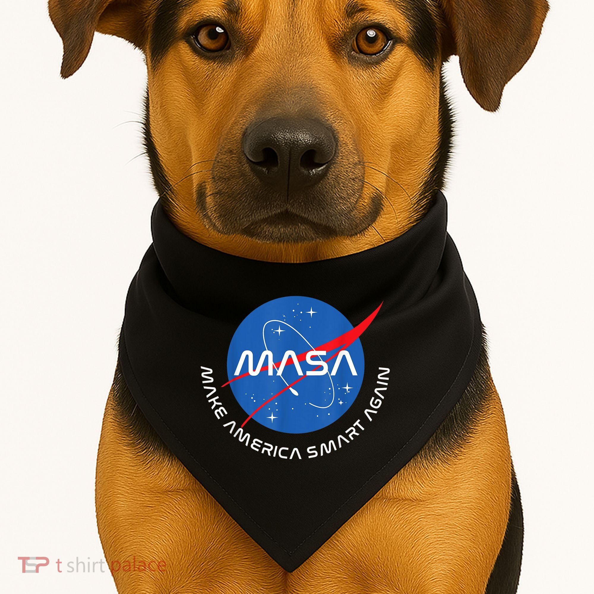 MASA MAKE AMERICA SMART AGAIN USA-Made Doggie Bandana