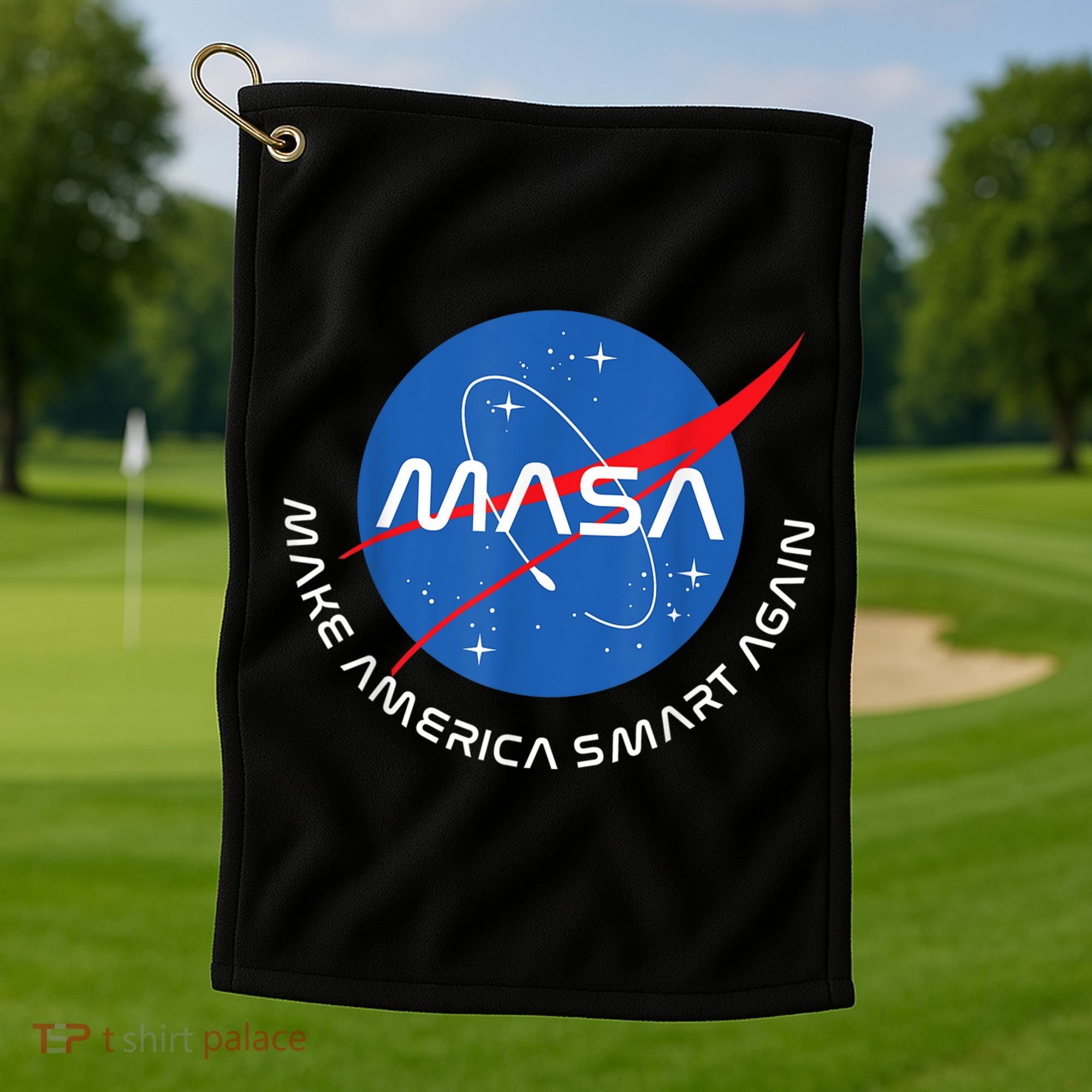 MASA MAKE AMERICA SMART AGAIN Golf Towel