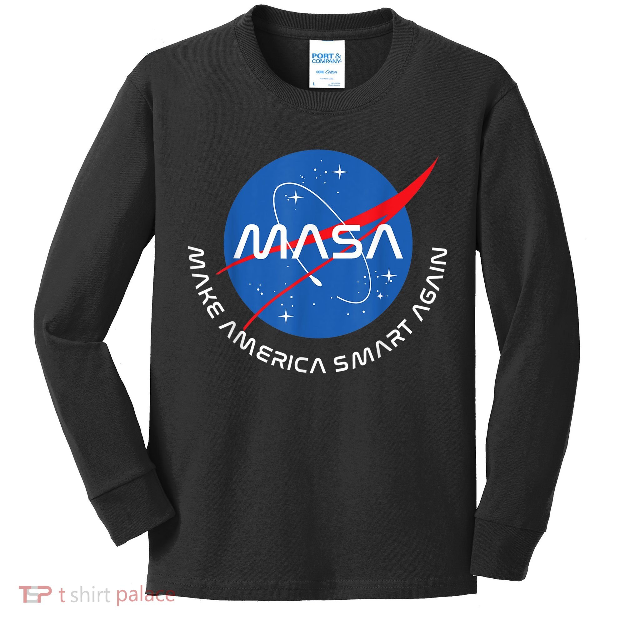 MASA MAKE AMERICA SMART AGAIN Kids Long Sleeve Shirt