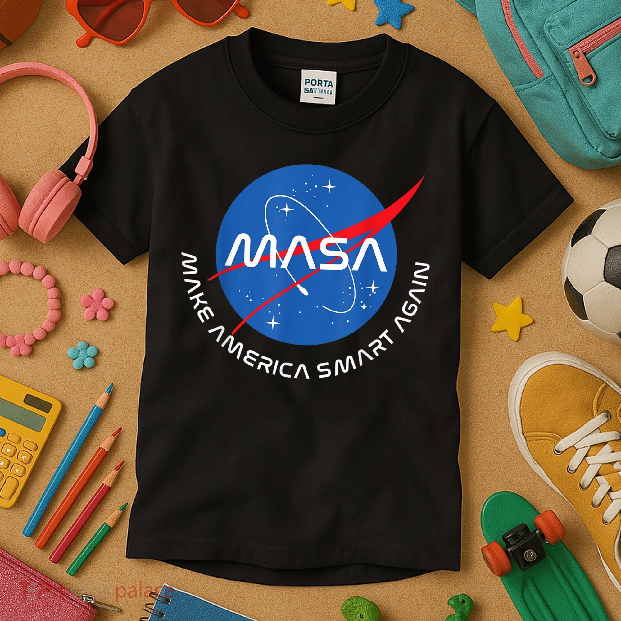 MASA MAKE AMERICA SMART AGAIN Kids T-Shirt