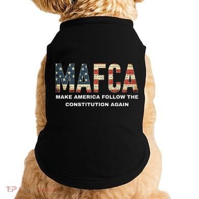 Mafca Make America Follow The Constitution Again Doggie Tank