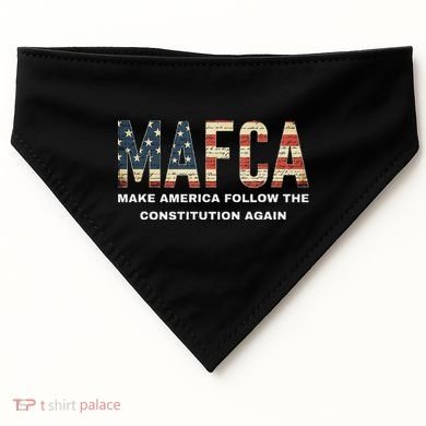 Mafca Make America Follow The Constitution Again USA-Made Doggie Bandana