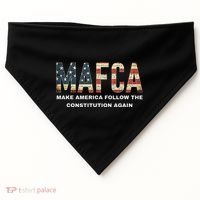 Mafca Make America Follow The Constitution Again USA-Made Doggie Bandana thumb 0