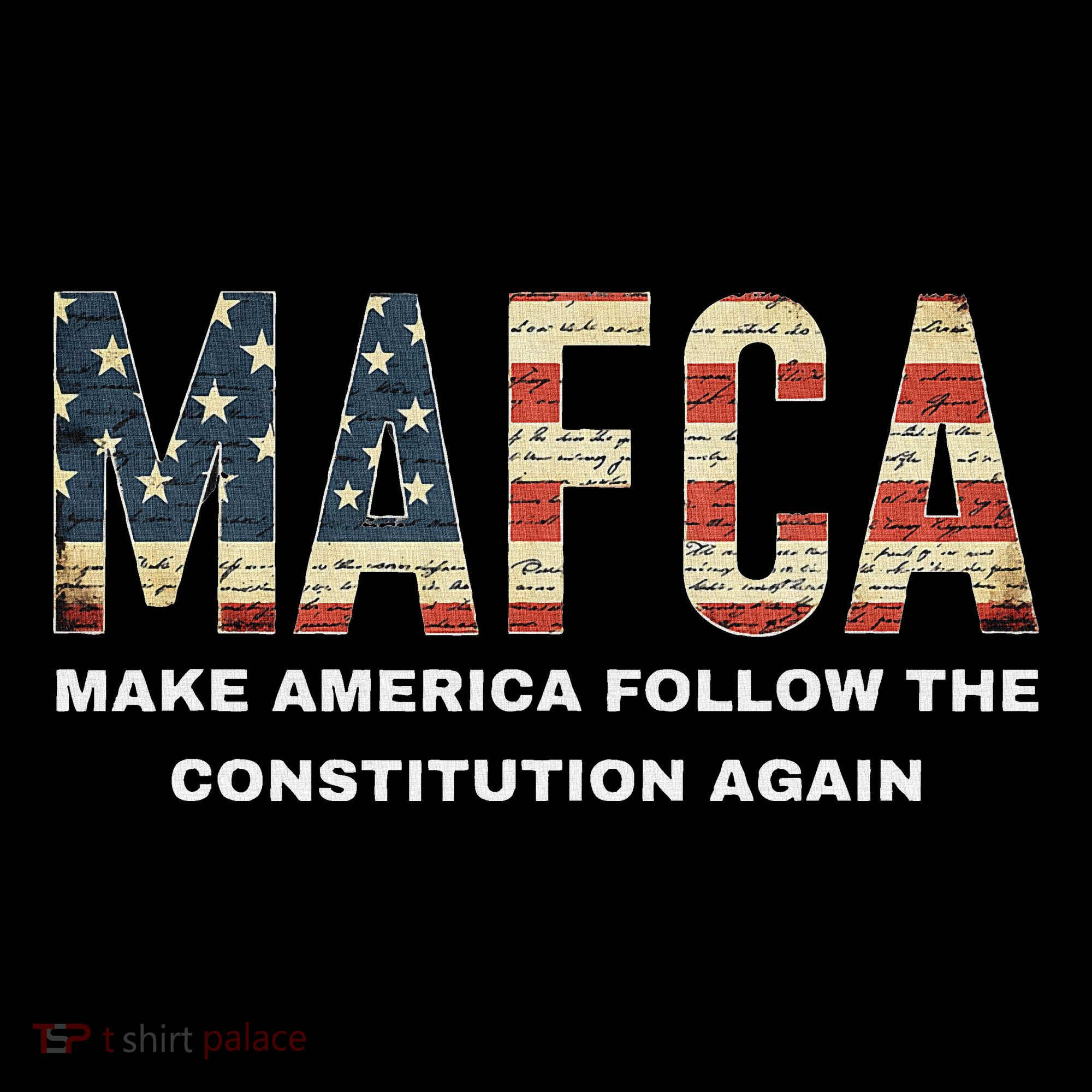 Mafca Make America Follow The Constitution Again Women's Hoodie
