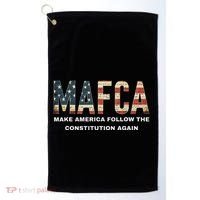 Mafca Make America Follow The Constitution Again Golf Towel thumb 0