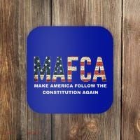 Mafca Make America Follow The Constitution Again Coaster thumb 0