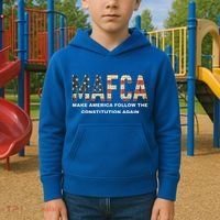 Mafca Make America Follow The Constitution Again Kids Hoodie thumb 2