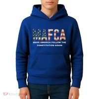 Mafca Make America Follow The Constitution Again Kids Hoodie thumb 4