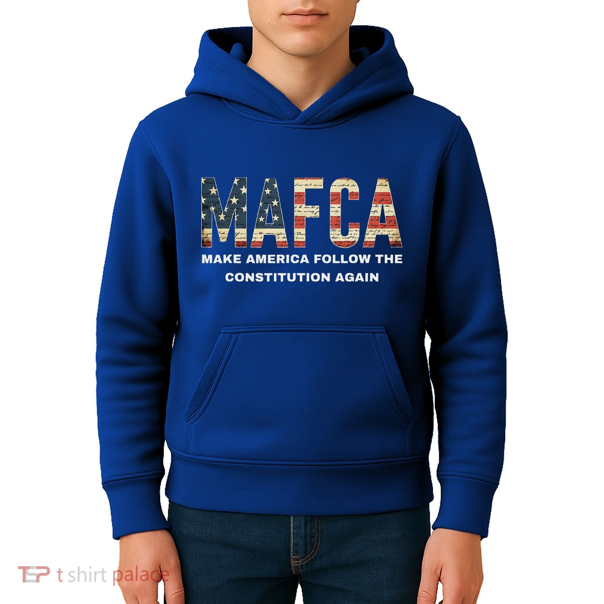 Mafca Make America Follow The Constitution Again Kids Hoodie