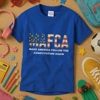 Mafca Make America Follow The Constitution Again Kids T-Shirt thumb 3
