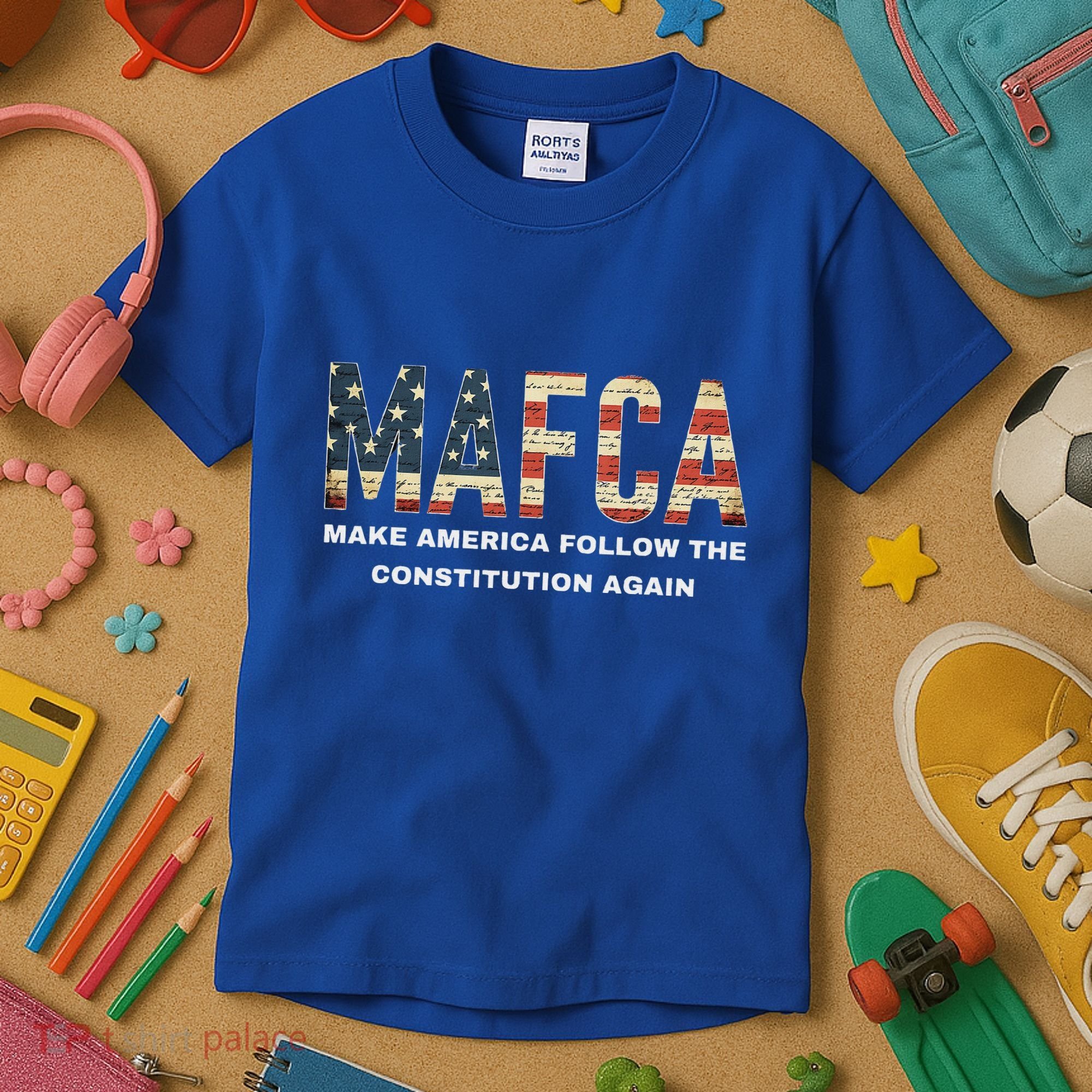 Mafca Make America Follow The Constitution Again Kids T-Shirt