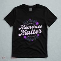 Memories Matter AlzheimerS Awareness Month Purple Flower T-Shirt thumb 5