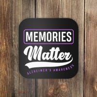 Memories Matter Alzheimer Supporter Alzheimers Awareness Coaster thumb 0