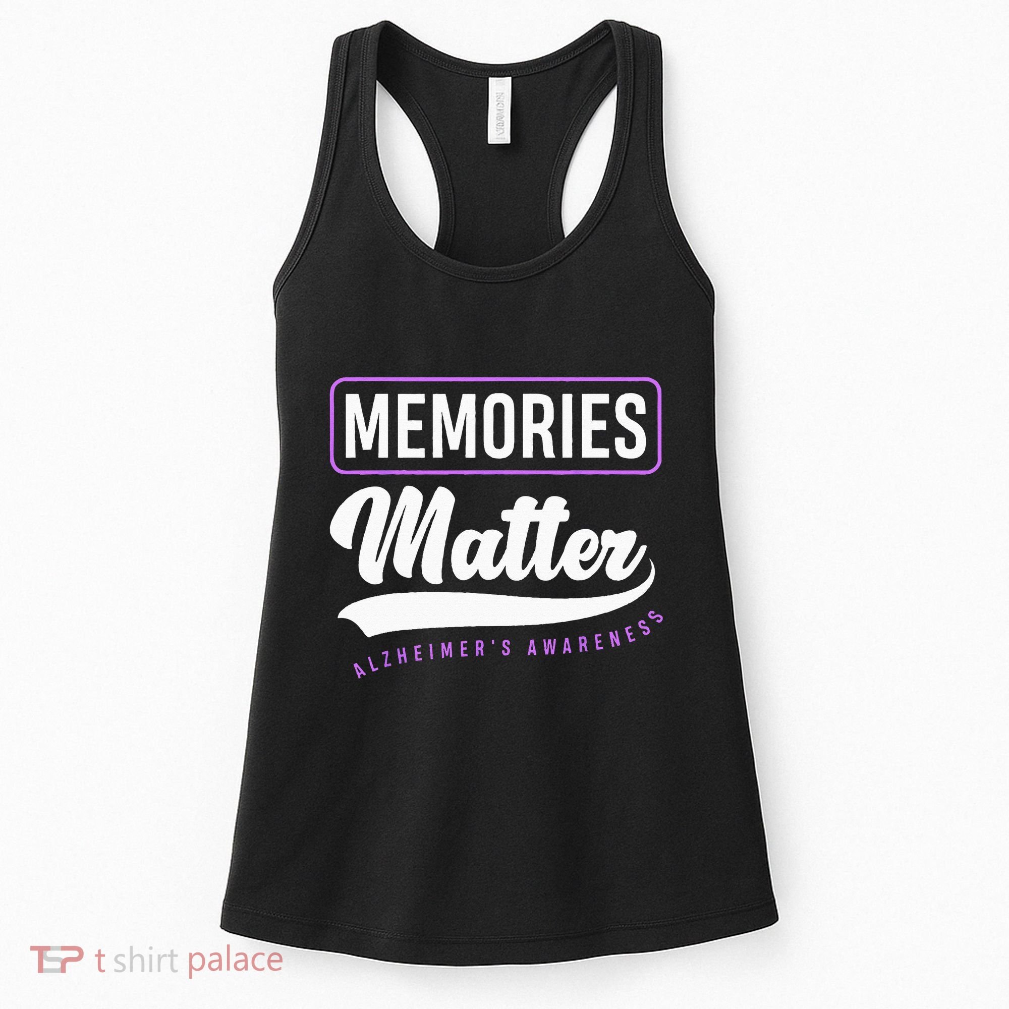 Memories Matter Alzheimer Supporter Alzheimers Awareness Women's Tank Top