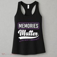 Memories Matter Alzheimer Supporter Alzheimers Awareness Women's Tank Top thumb 3