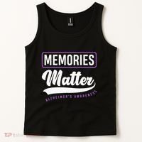 Memories Matter Alzheimer Supporter Alzheimers Awareness Tank Top thumb 2