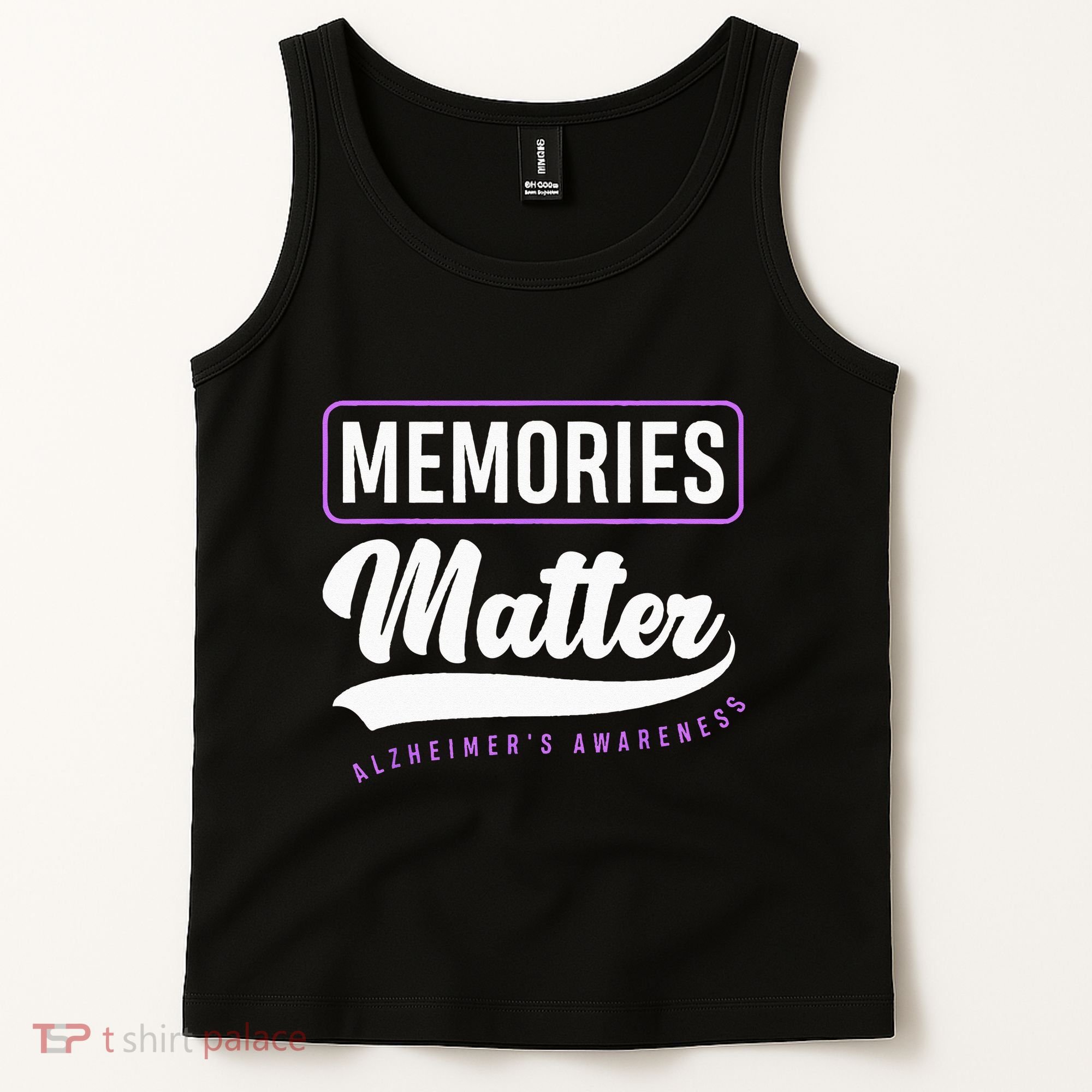 Memories Matter Alzheimer Supporter Alzheimers Awareness Tank Top