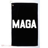 MAGA Make America Great Again Red Hats For Trump Golf Towel thumb 0