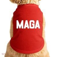 MAGA Make America Great Again Red Hats For Trump Doggie Tank thumb 0