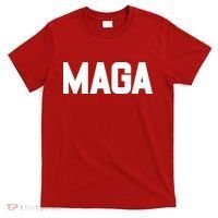 MAGA Make America Great Again Red Hats For Trump T-Shirt thumb 0