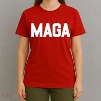 MAGA Make America Great Again Red Hats For Trump T-Shirt thumb 4
