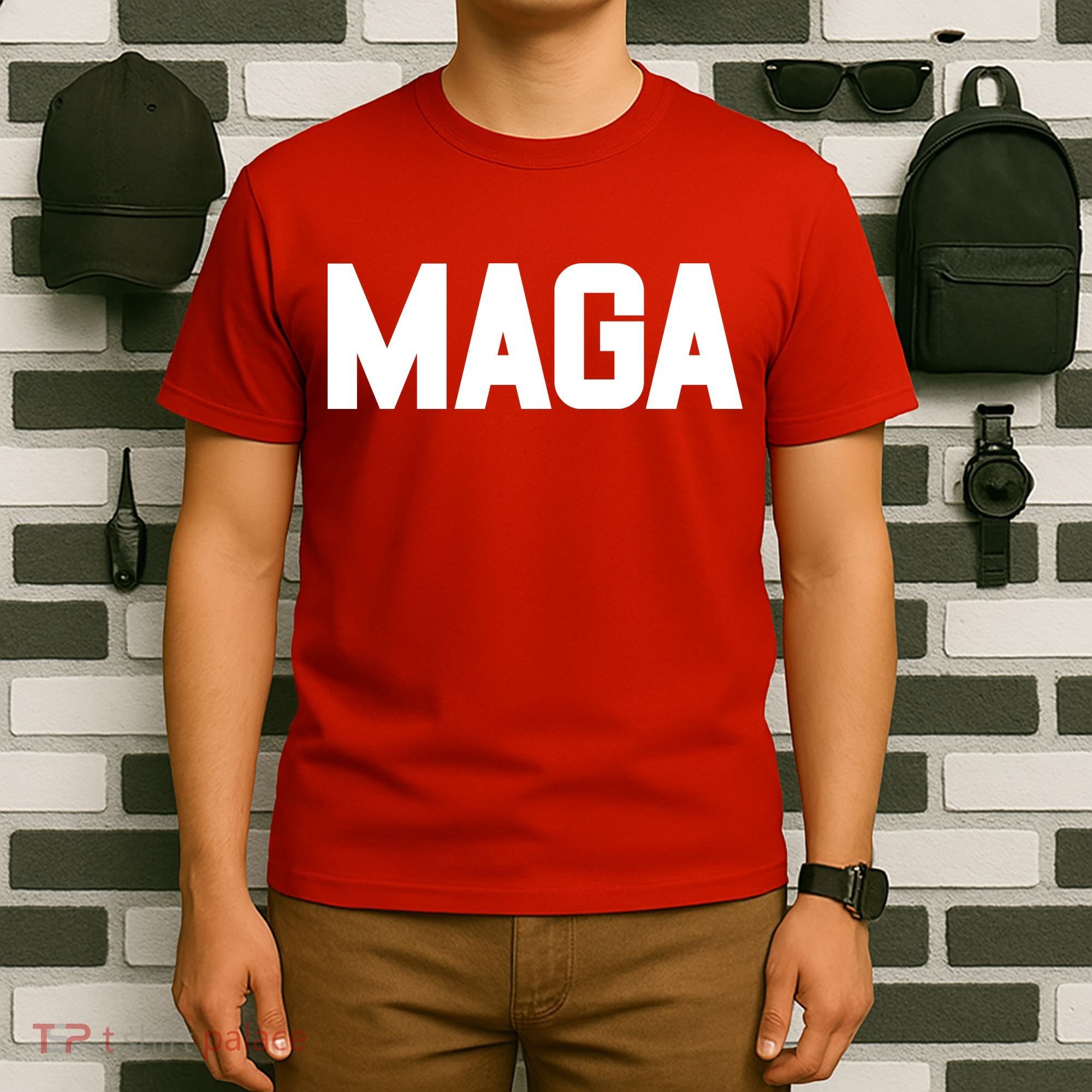 MAGA Make America Great Again Red Hats For Trump T-Shirt