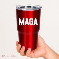 MAGA Make America Great Again Red Hats For Trump Tumbler thumb 2