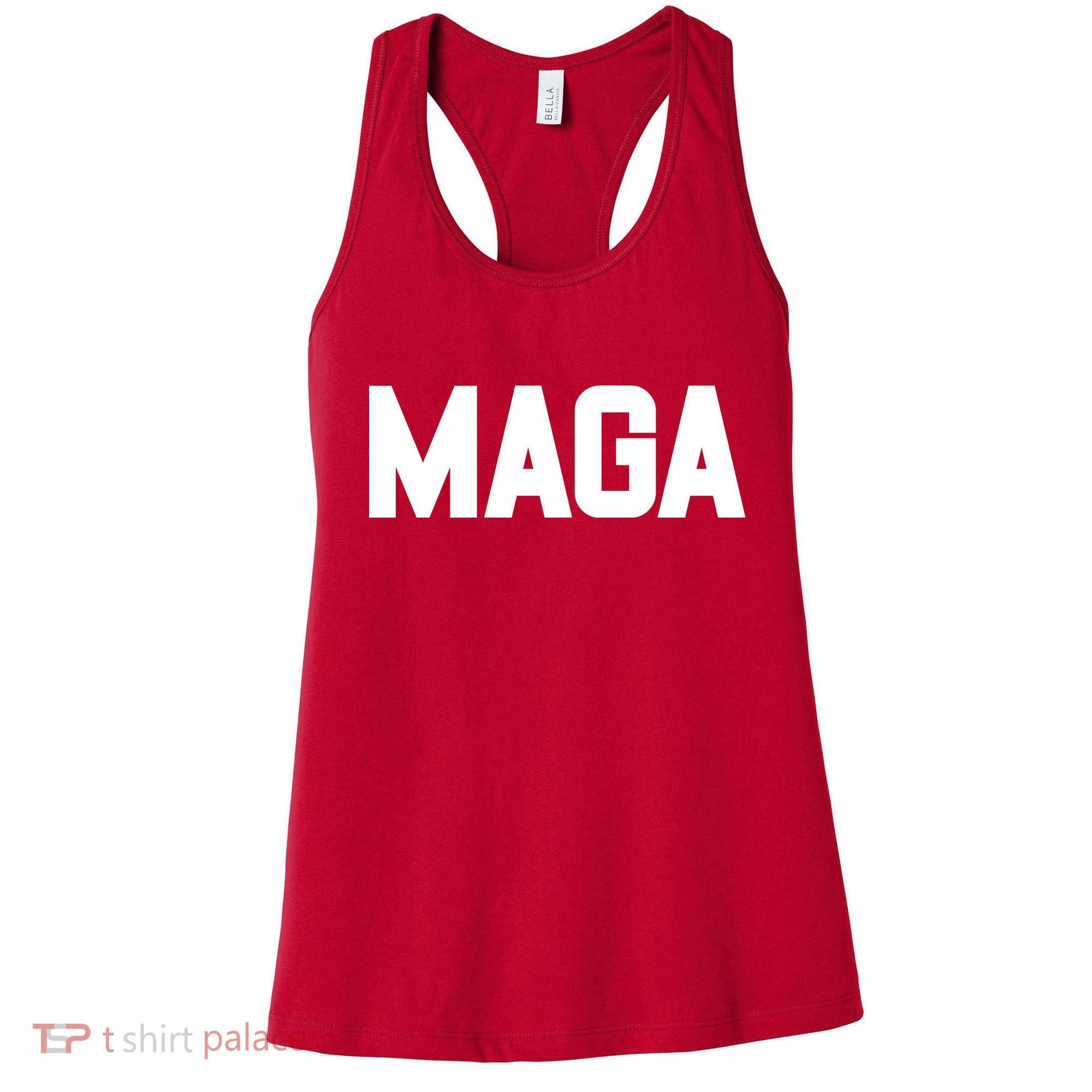 MAGA Make America Great Again Red Hats For Trump Women's Tank Top
