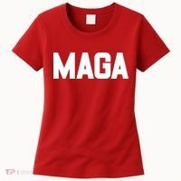 MAGA Make America Great Again Red Hats For Trump Women's T-Shirt thumb 0