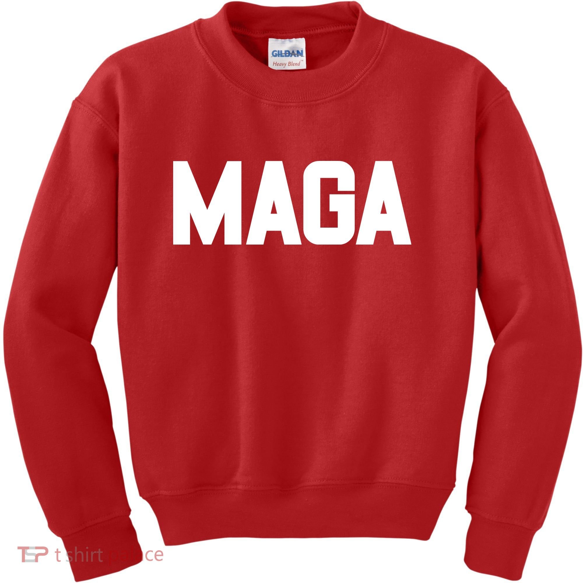 MAGA Make America Great Again Red Hats For Trump Kids Sweatshirt