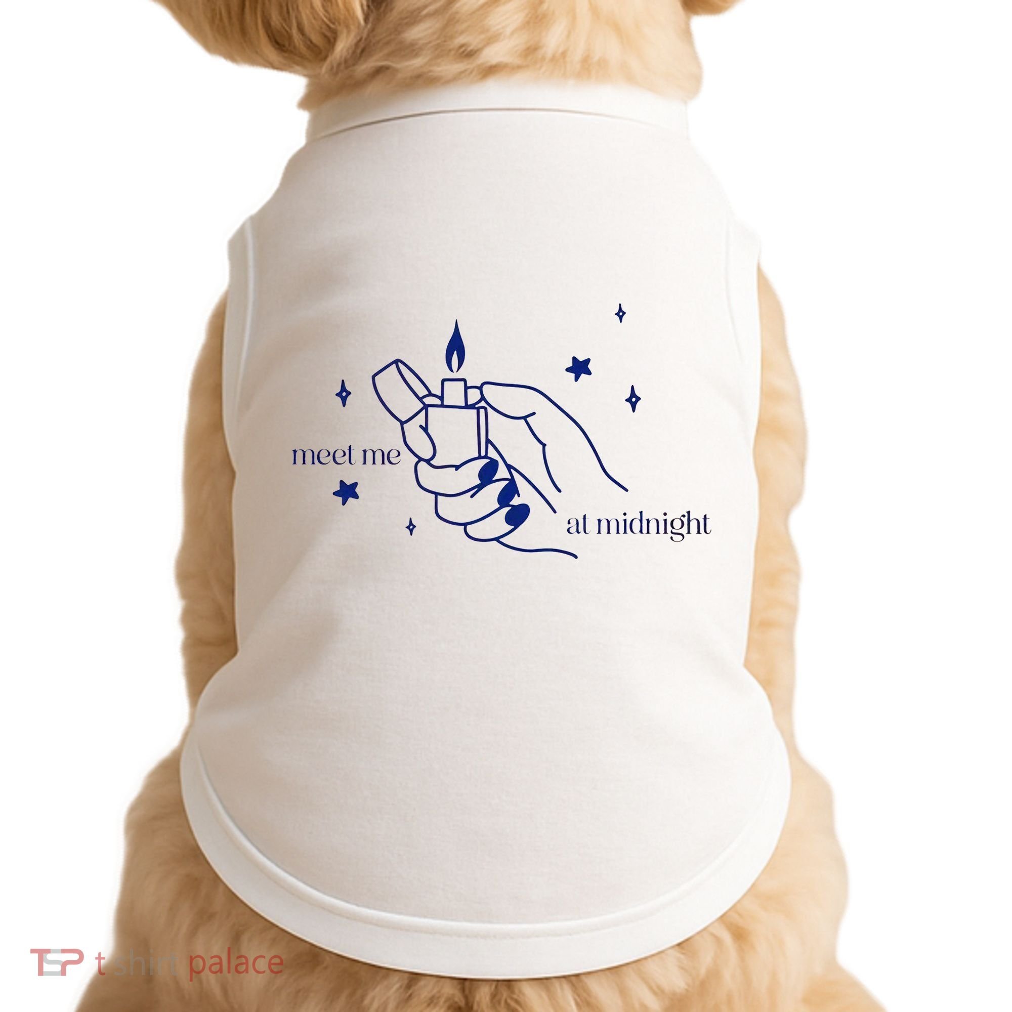 Meet Me At Midnight TS Lover Swiftie Trending Gift Idea Doggie Tank