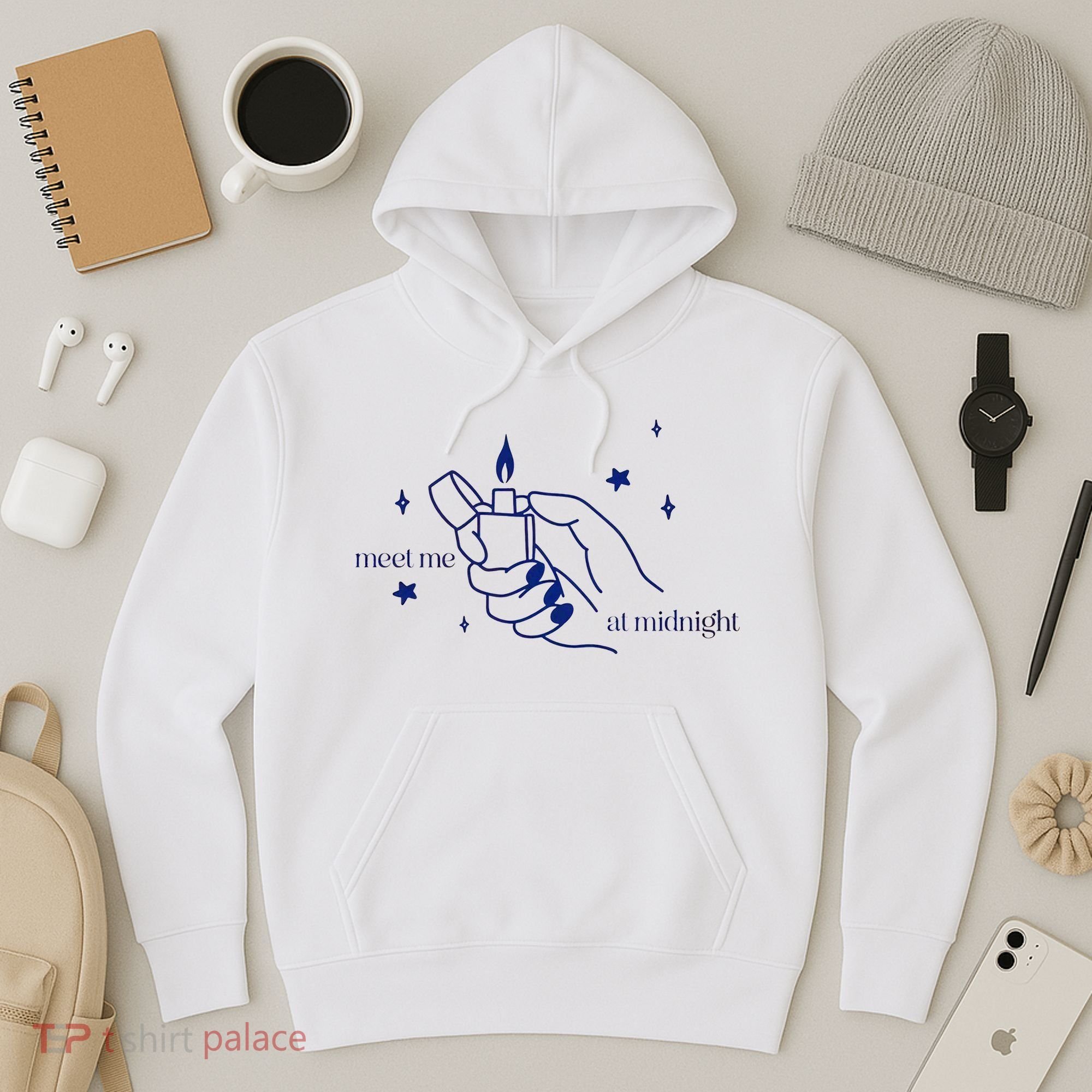 Meet Me At Midnight TS Lover Swiftie Trending Gift Idea Hoodie