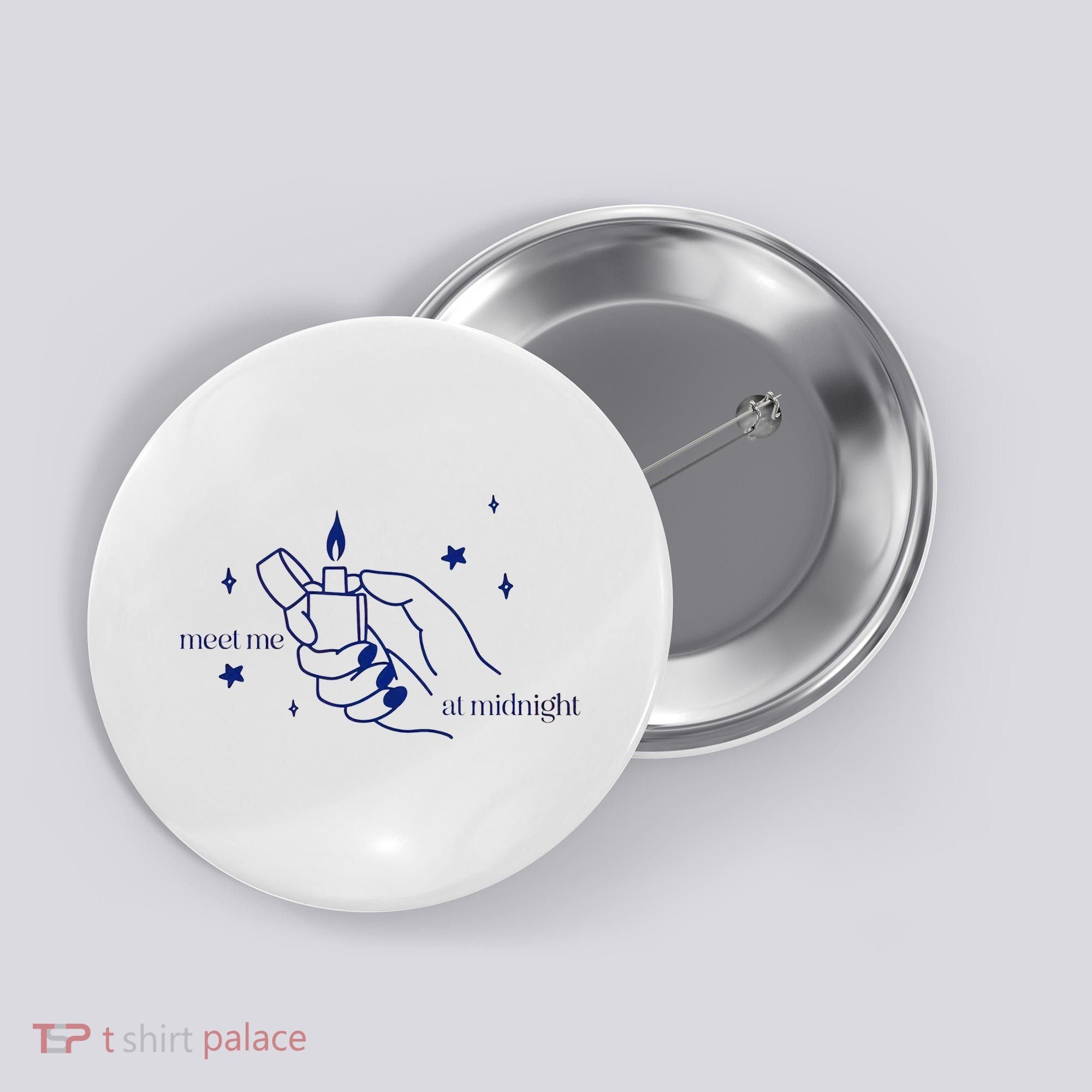 Meet Me At Midnight TS Lover Swiftie Trending Gift Idea Button