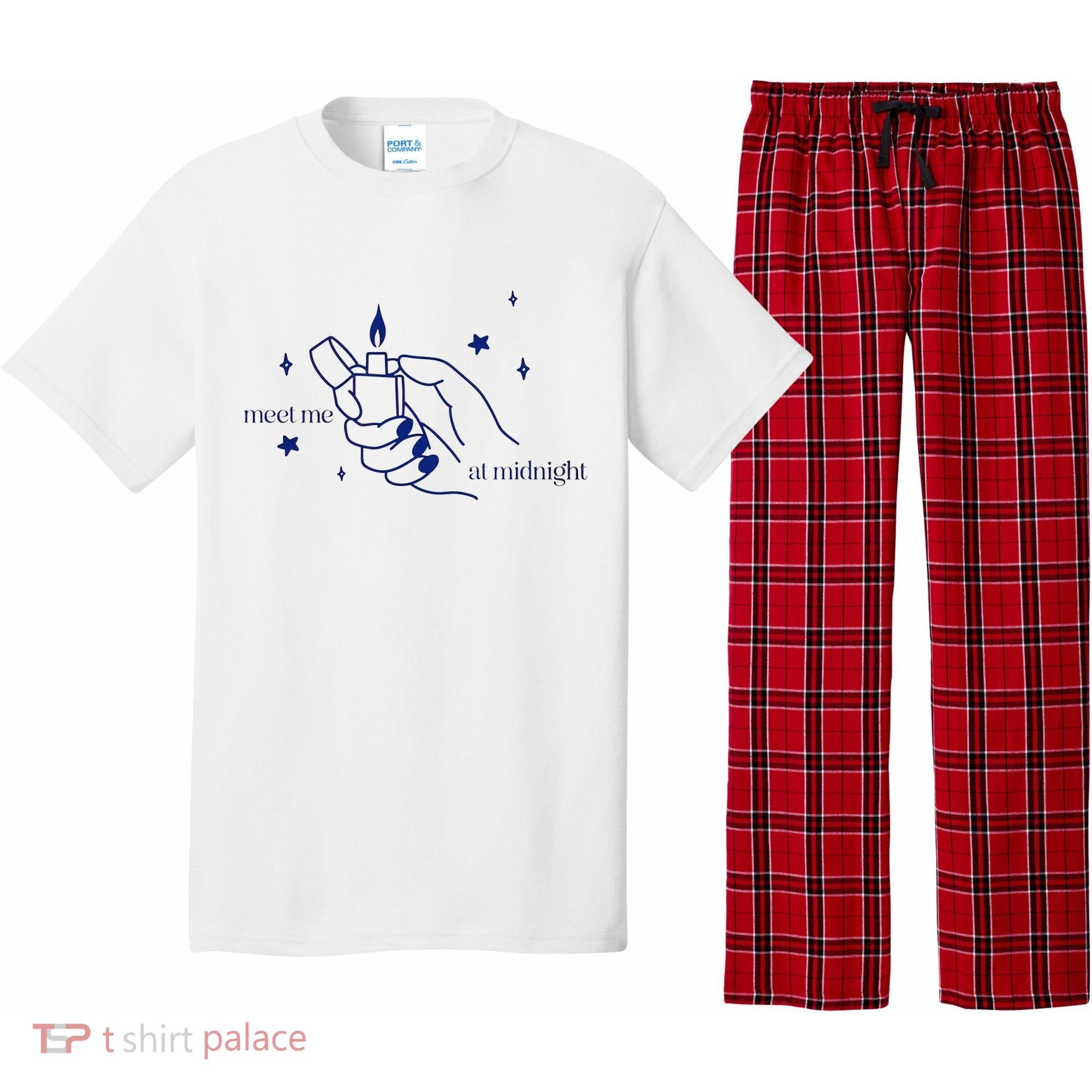 Meet Me At Midnight TS Lover Swiftie Trending Gift Idea Pajama Set