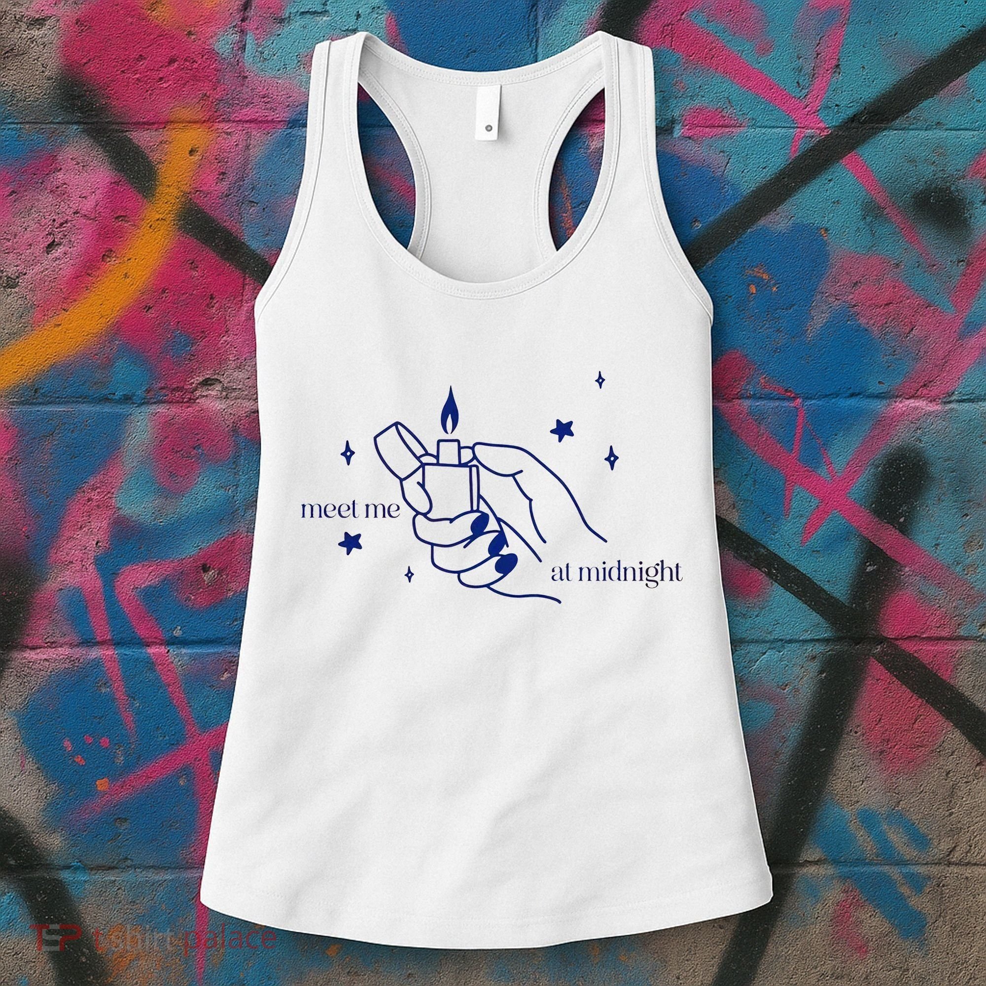 Meet Me At Midnight TS Lover Swiftie Trending Gift Idea Women's Tank Top