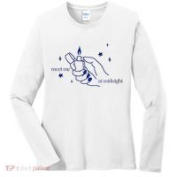 Meet Me At Midnight TS Lover Swiftie Trending Gift Idea Women's Long Sleeve Shirt thumb 0
