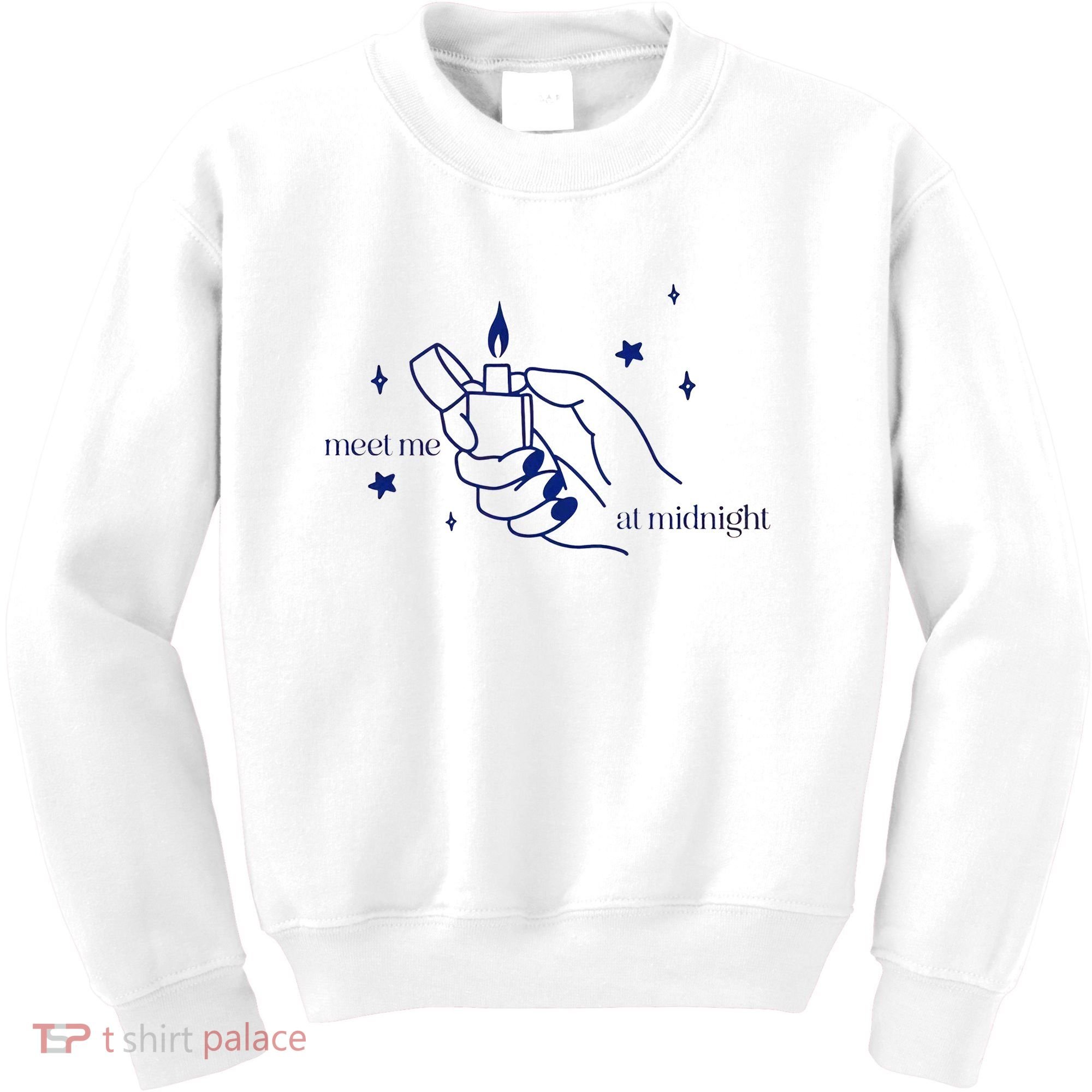 Meet Me At Midnight TS Lover Swiftie Trending Gift Idea Kids Sweatshirt