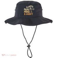 Make Mine A Draft Horse Lover Equestrian Funny Bucket Hat thumb 0