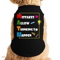 Math Mistakes Allow Thinking To Happen Doggie Tank thumb 0