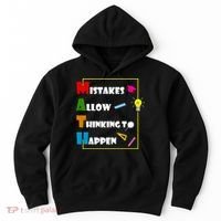 Math Mistakes Allow Thinking To Happen Hoodie thumb 0