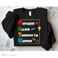 Math Mistakes Allow Thinking To Happen Sweatshirt thumb 2