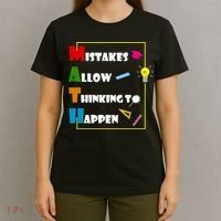 Math Mistakes Allow Thinking To Happen T-Shirt thumb 4