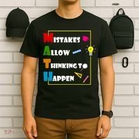 Math Mistakes Allow Thinking To Happen T-Shirt thumb 6