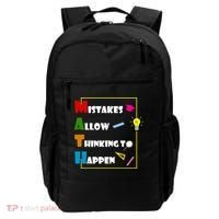 Math Mistakes Allow Thinking To Happen Backpack thumb 0