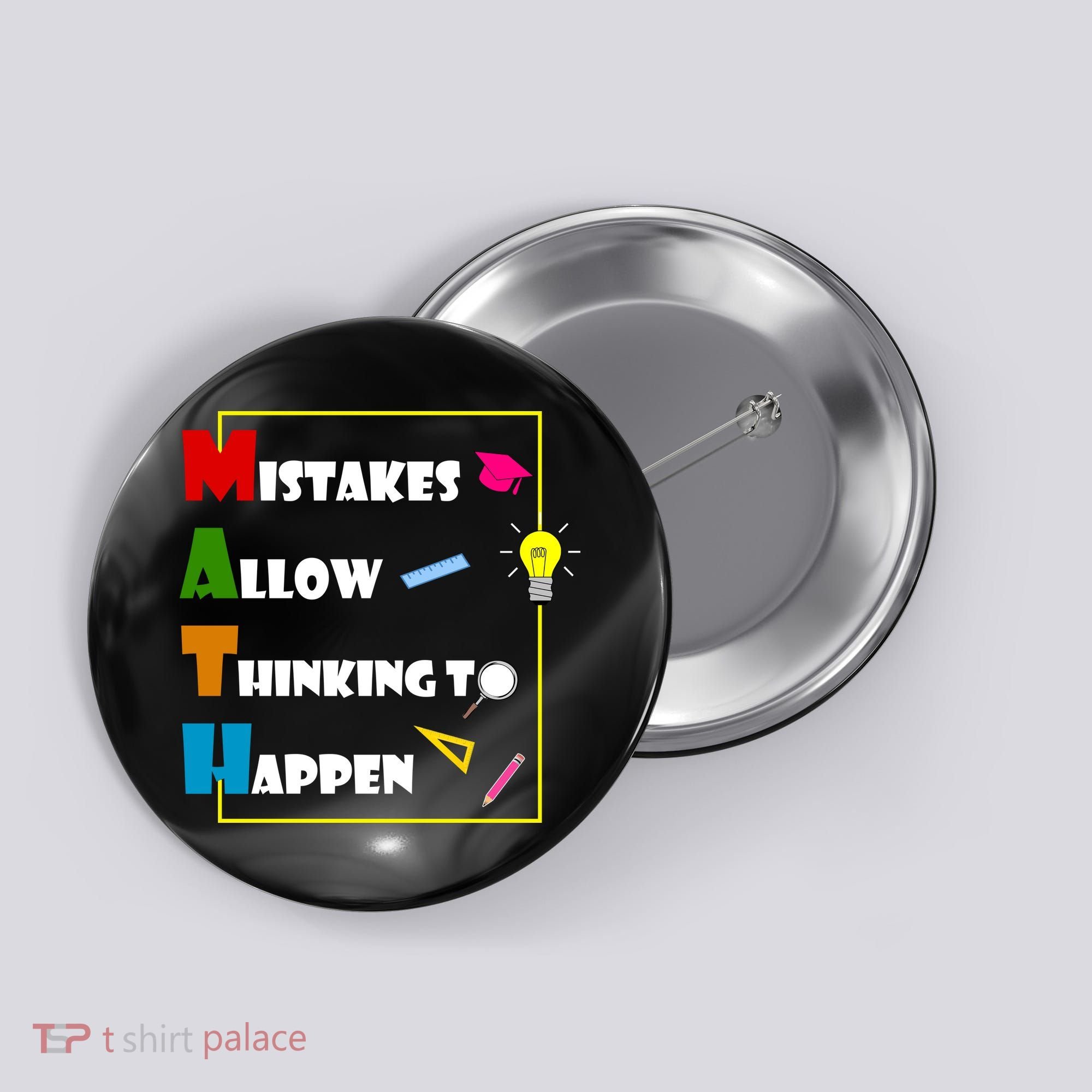 Math Mistakes Allow Thinking To Happen Button