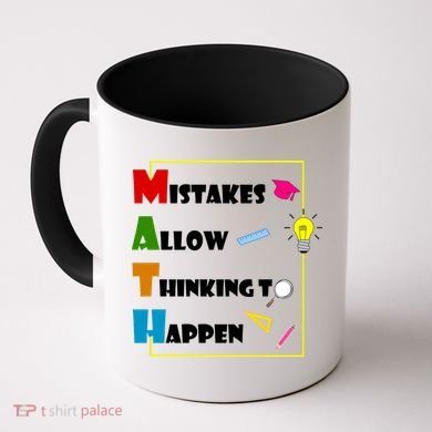 Math Mistakes Allow Thinking To Happen Coffee Mug
