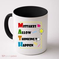 Math Mistakes Allow Thinking To Happen Coffee Mug thumb 0
