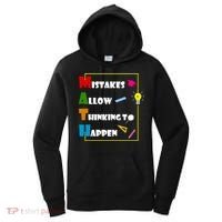 Math Mistakes Allow Thinking To Happen Women's Hoodie thumb 0