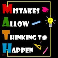 Math Mistakes Allow Thinking To Happen Ornament thumb 1